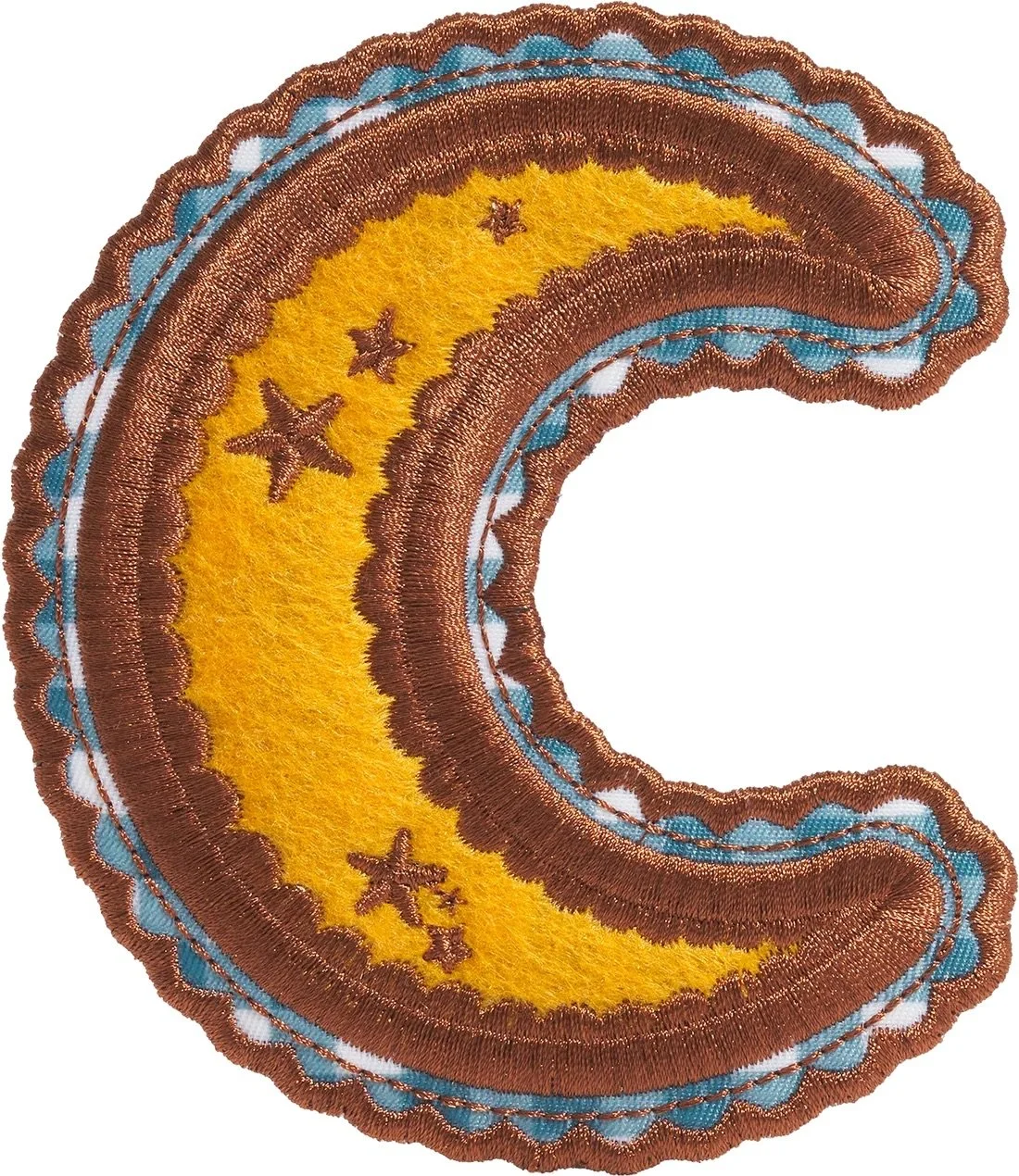 Moon Gingham Patch