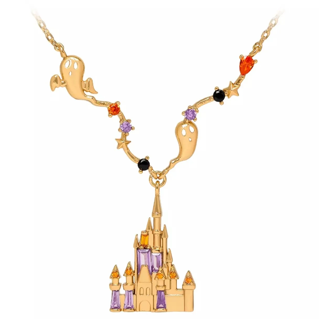 Fantasyland Castle Halloween Necklace