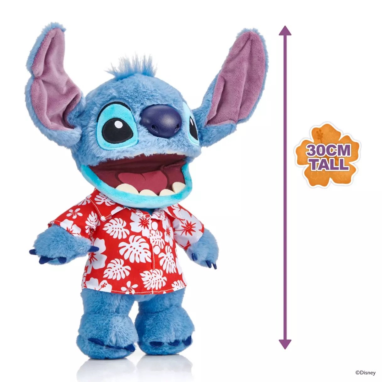 Stitch Hawaiian Chatty Deluxe Puppetronics Plush