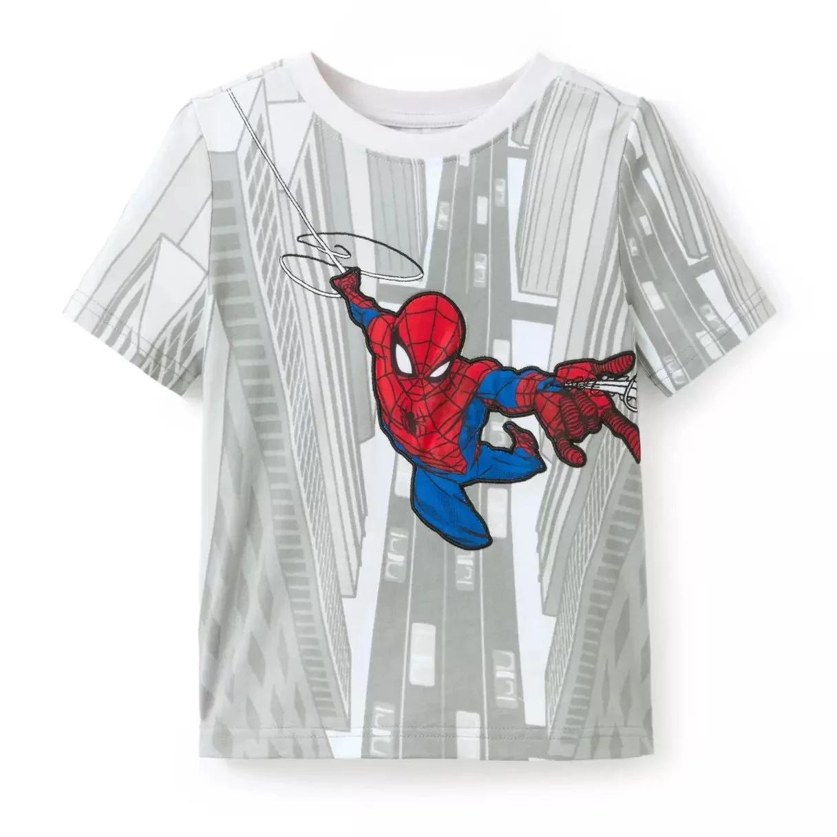 Kids Spider-Man Cityscape T-Shirt