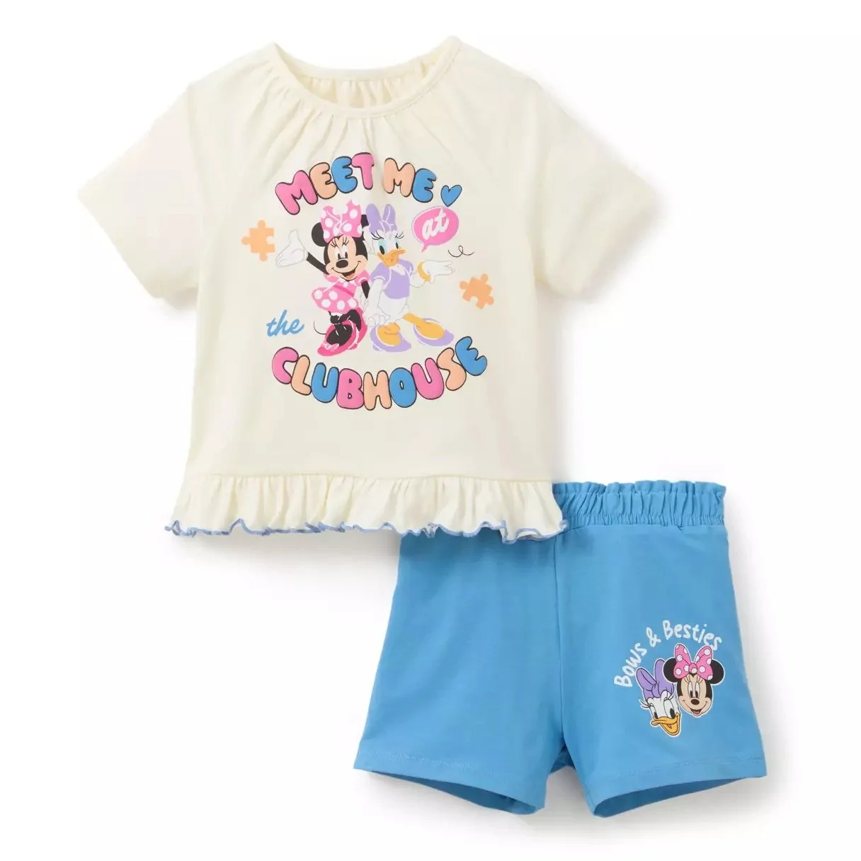 Kids Minnie &amp; Daisy T-Shirt &amp; Shorts Set