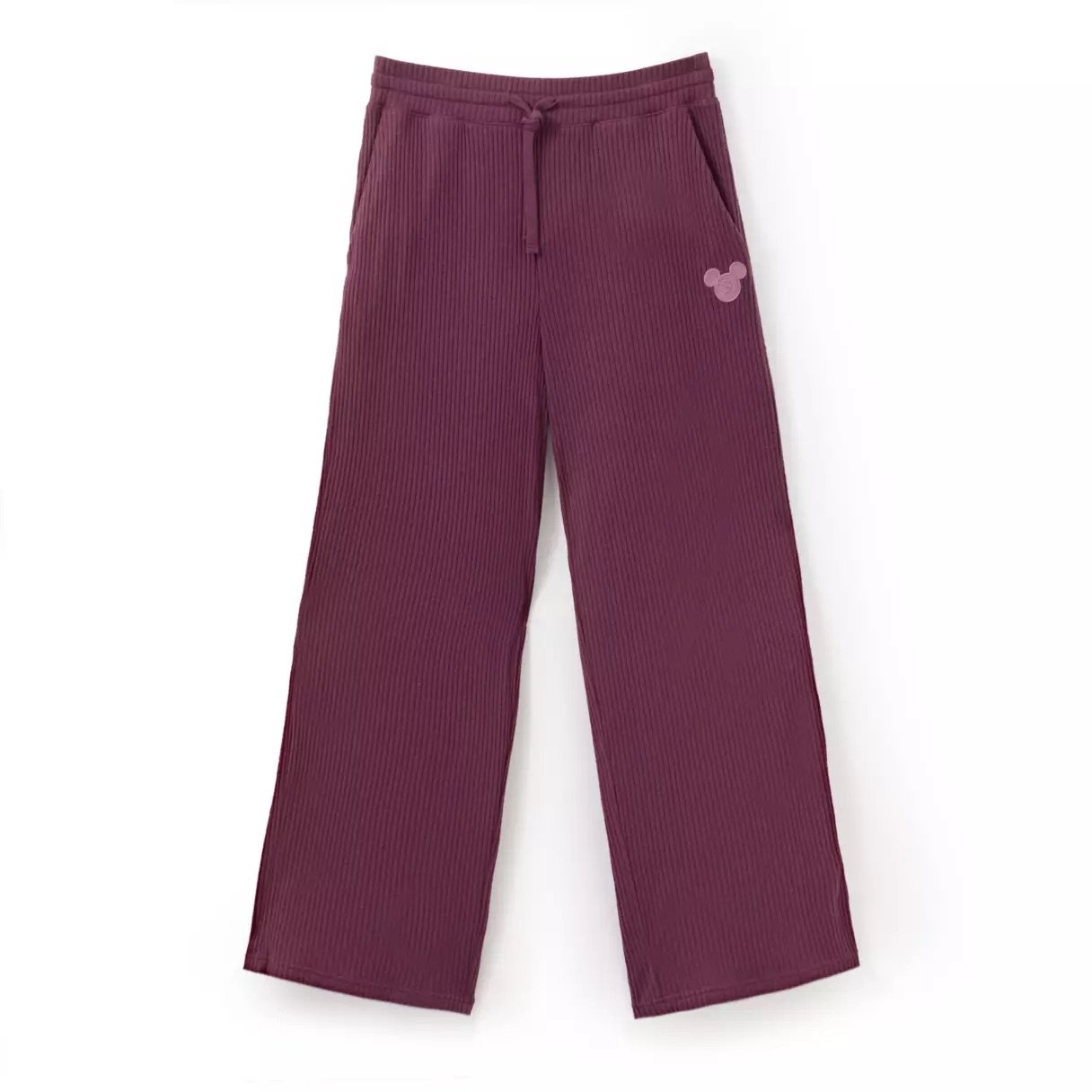 Mickey Icon Black Cherry Knit Lounge Pants