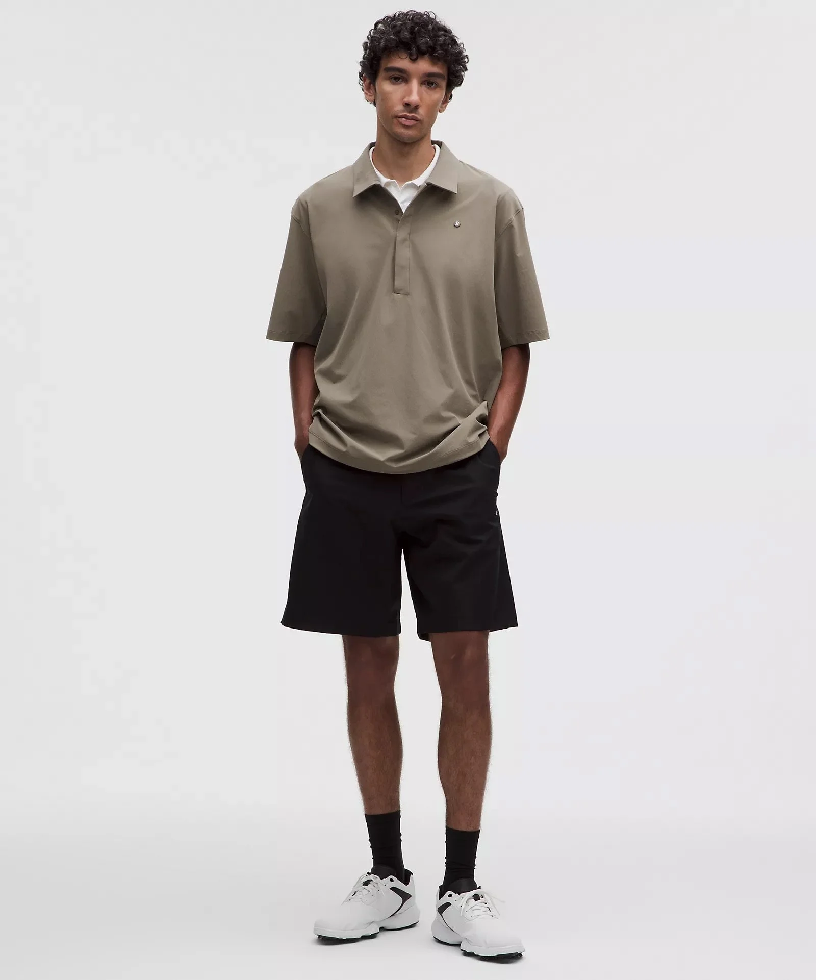Water-Repellent Golf Pullover