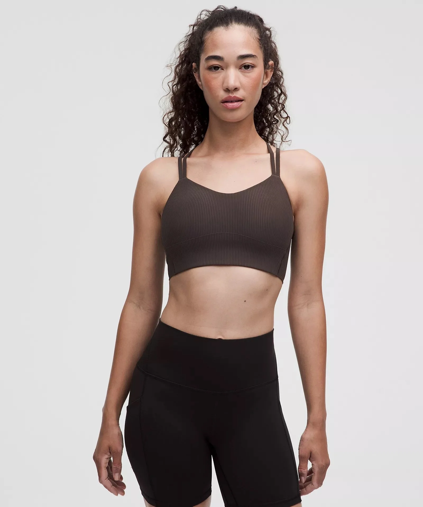 Like a Cloud Ribbed Longline Bra - B/C Cup
