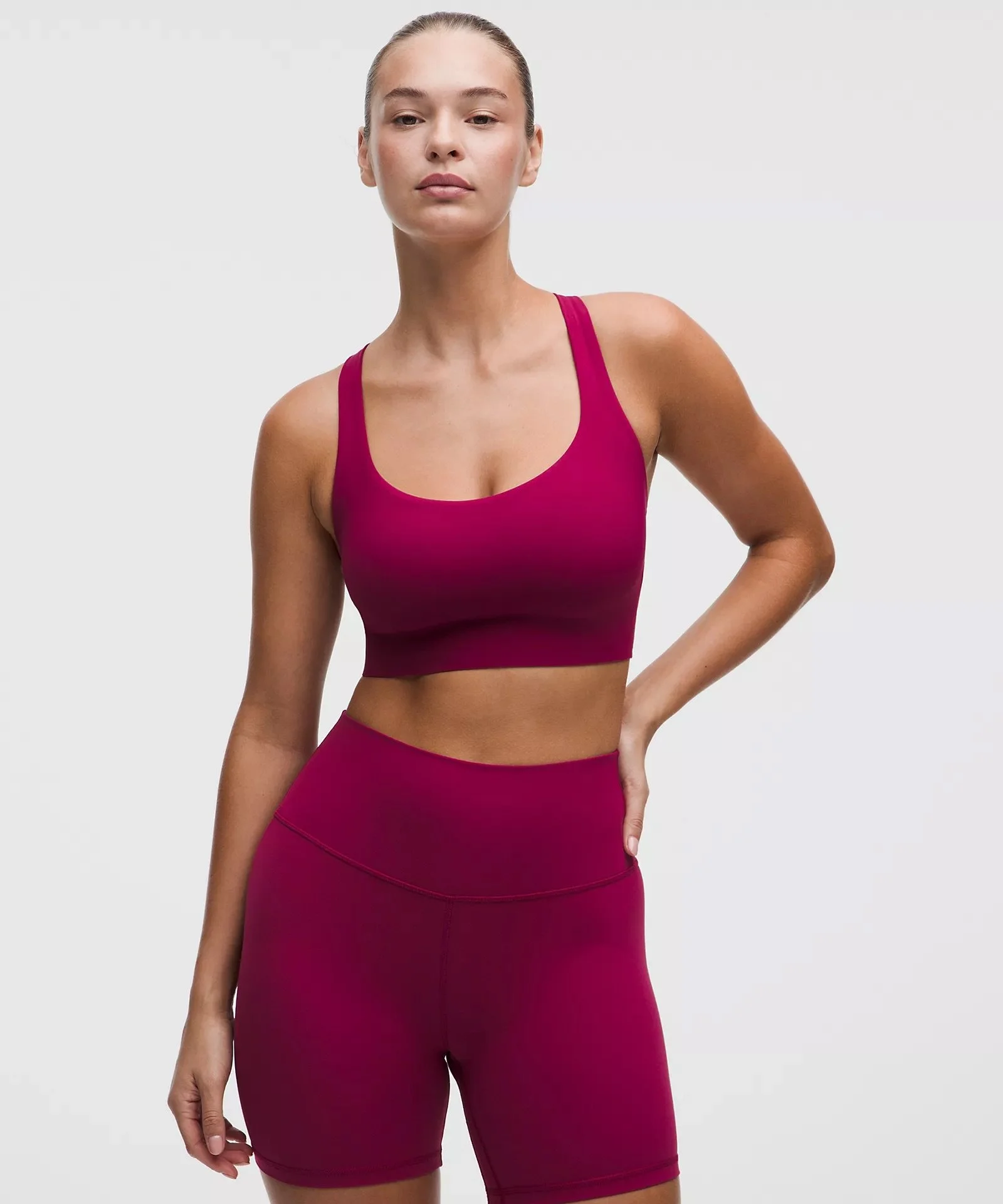 FlexyFlex Strappy Longline Yoga Bra - D-DDD Cups