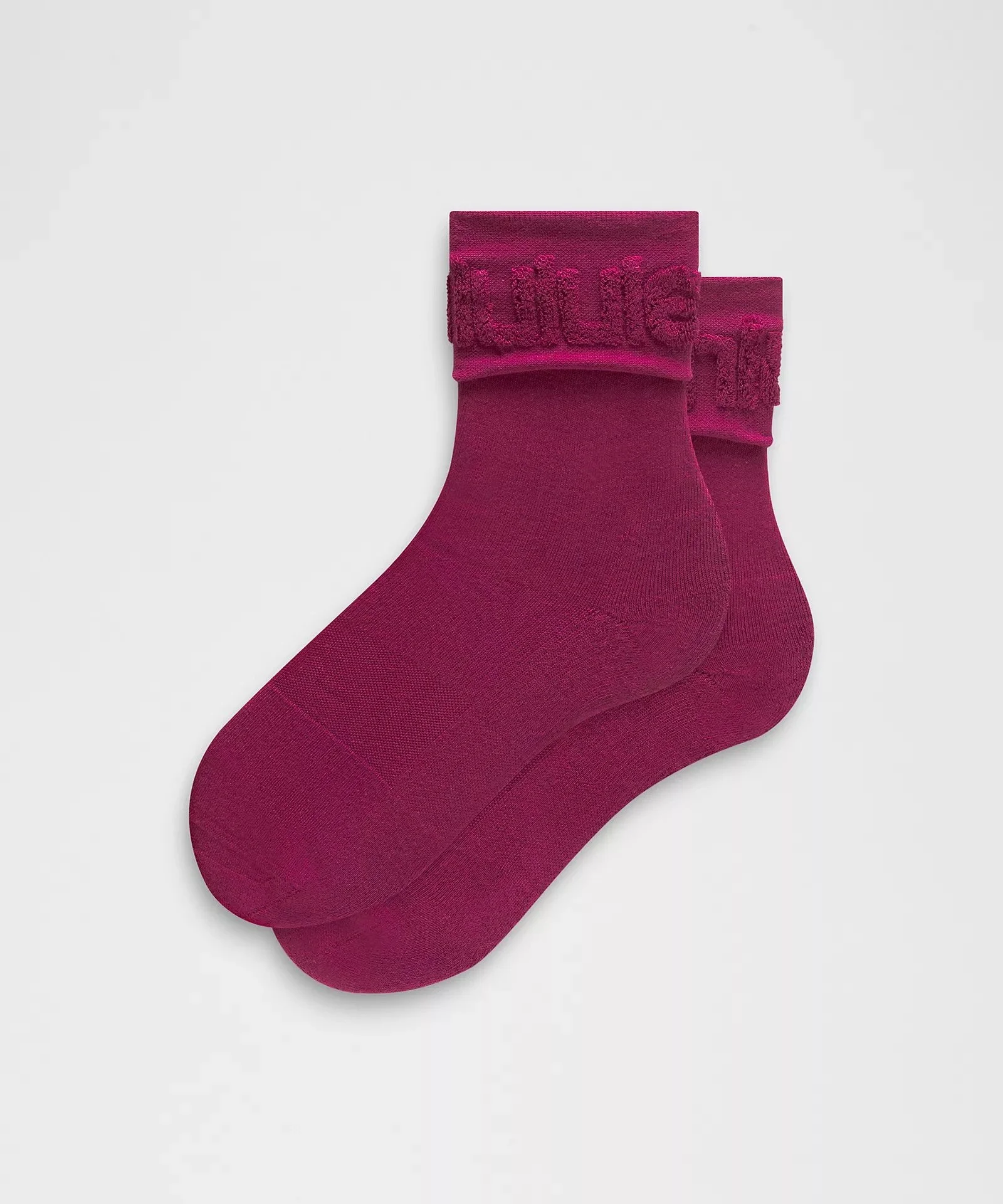 Fold-Over Terry Quarter Socks