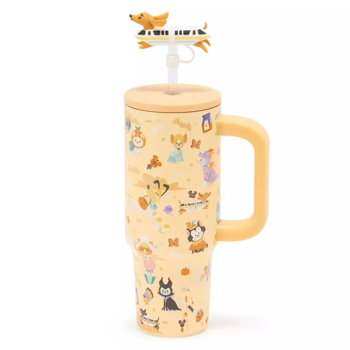 Disney Cats &amp; Dogs Halloween Travel Tumbler