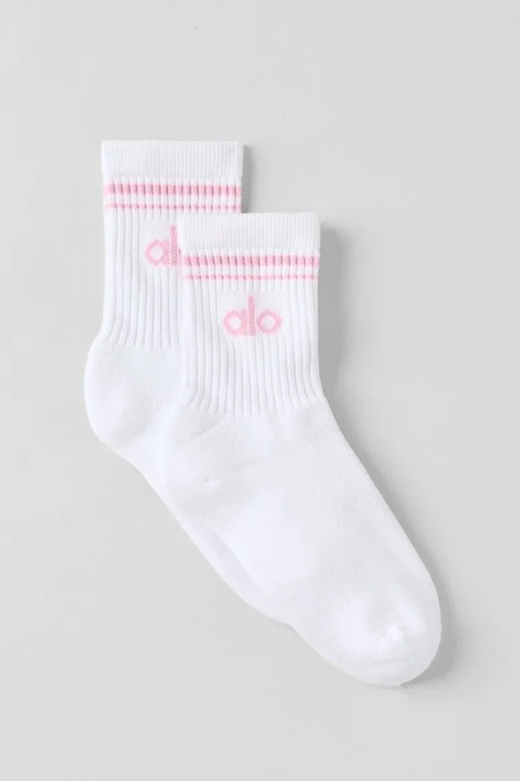 Half-Crew Throwback Sock - White