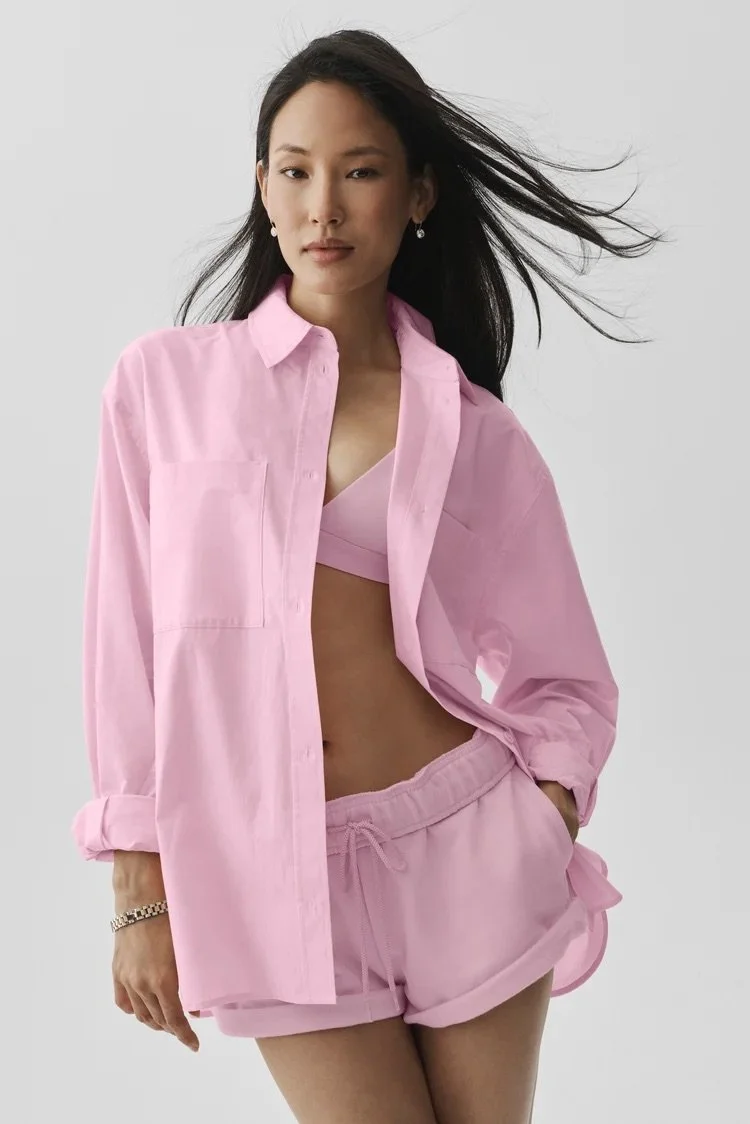 Cotton Real Deal Button Up Long Sleeve