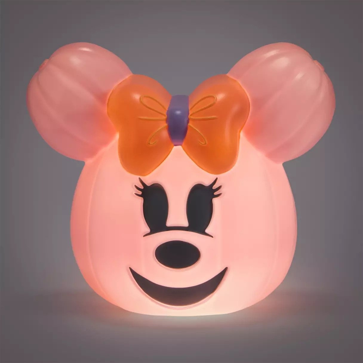 Minnie Mouse Small Light-Up Pastel Jack-o'-Lantern