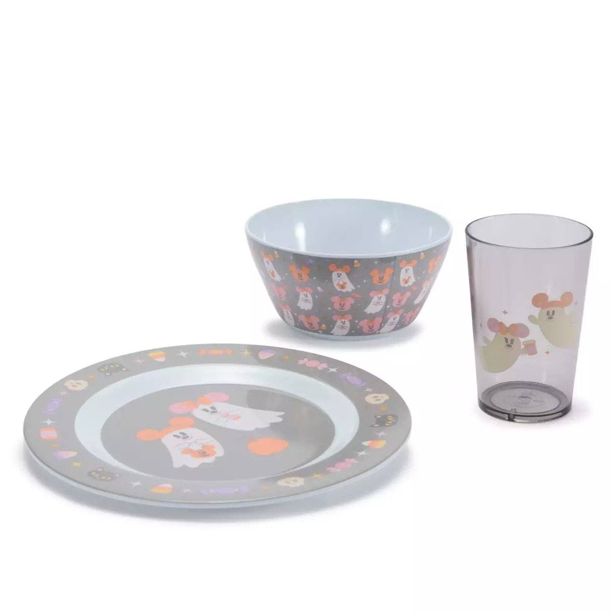 Mickey &amp; Minnie Cutie Ghost Meal Set