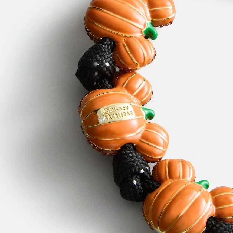 Mickey Mouse Pumpkin Cord Bracelet