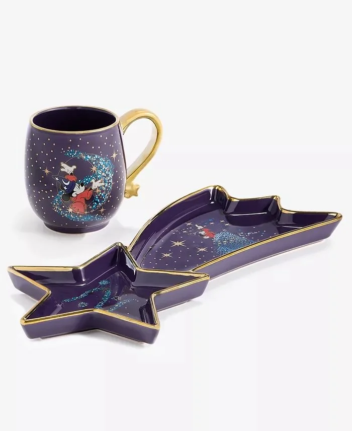 Sorcerer's Apprentice Mickey Mug &amp; Tray Set