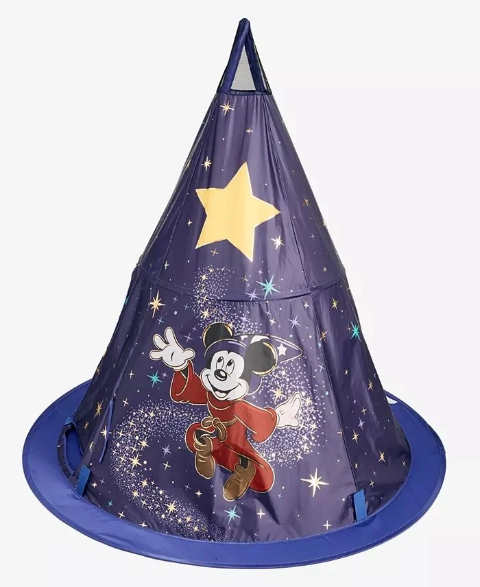 Sorcerer's Apprentice Mickey Light-Up Star Projector Play Tent