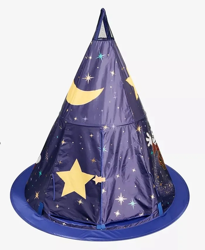 Sorcerer's Apprentice Mickey Light-Up Star Projector Play Tent