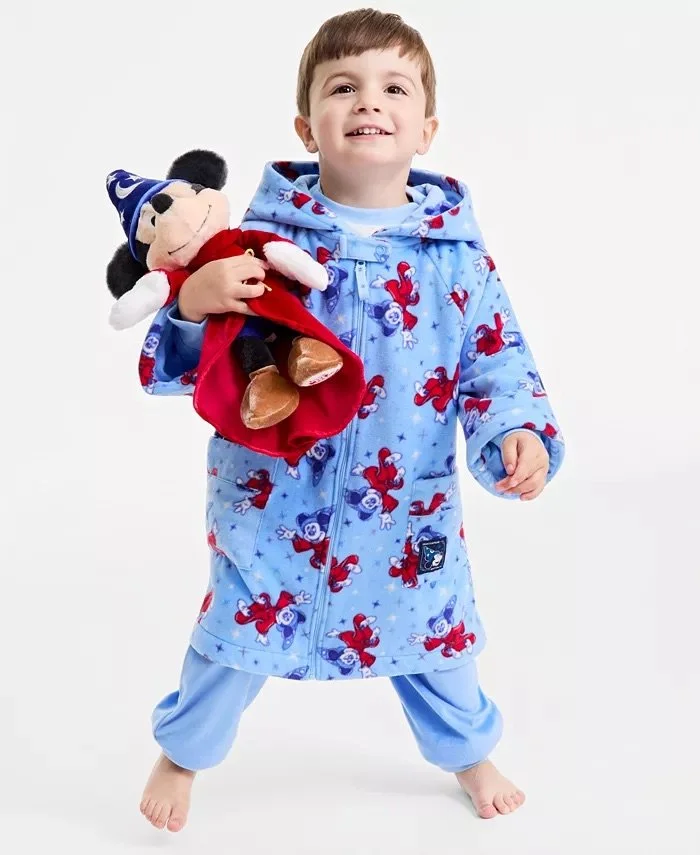 Toddlers Sorcerer's Apprentice Mickey Hooded Robe