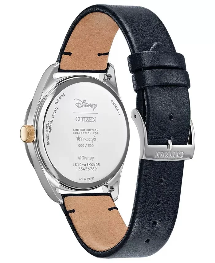 Sorcerer's Apprentice Mickey Blue Leather Strap Citizen Watch