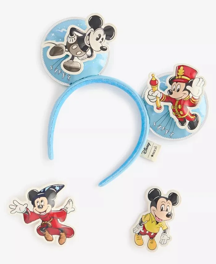 Macy's Interchangeable Mickey Parade Balloons Through The Years Loungefly Ears Headband
