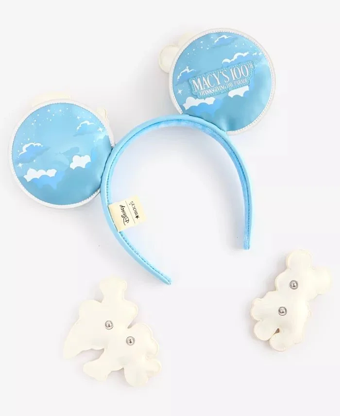 Macy's Interchangeable Mickey Parade Balloons Through The Years Loungefly Ears Headband