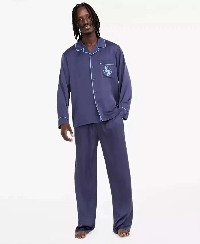 Sorcerer's Apprentice Mickey Satin Pajama Set