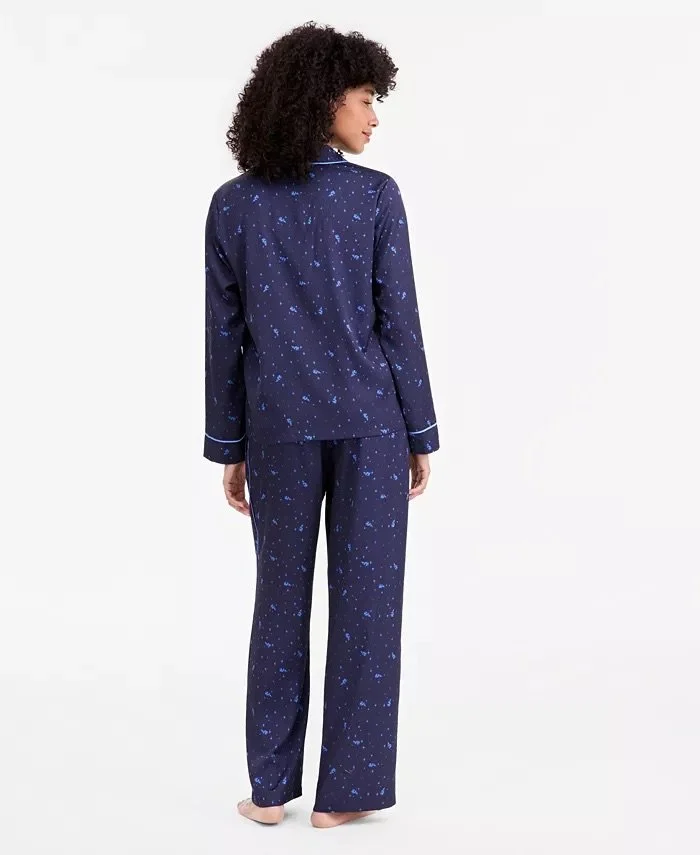 Sorcerer's Apprentice Mickey Satin Pajama Set