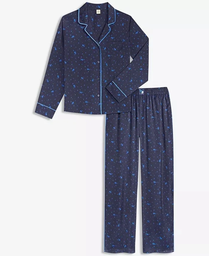Sorcerer's Apprentice Mickey Satin Pajama Set