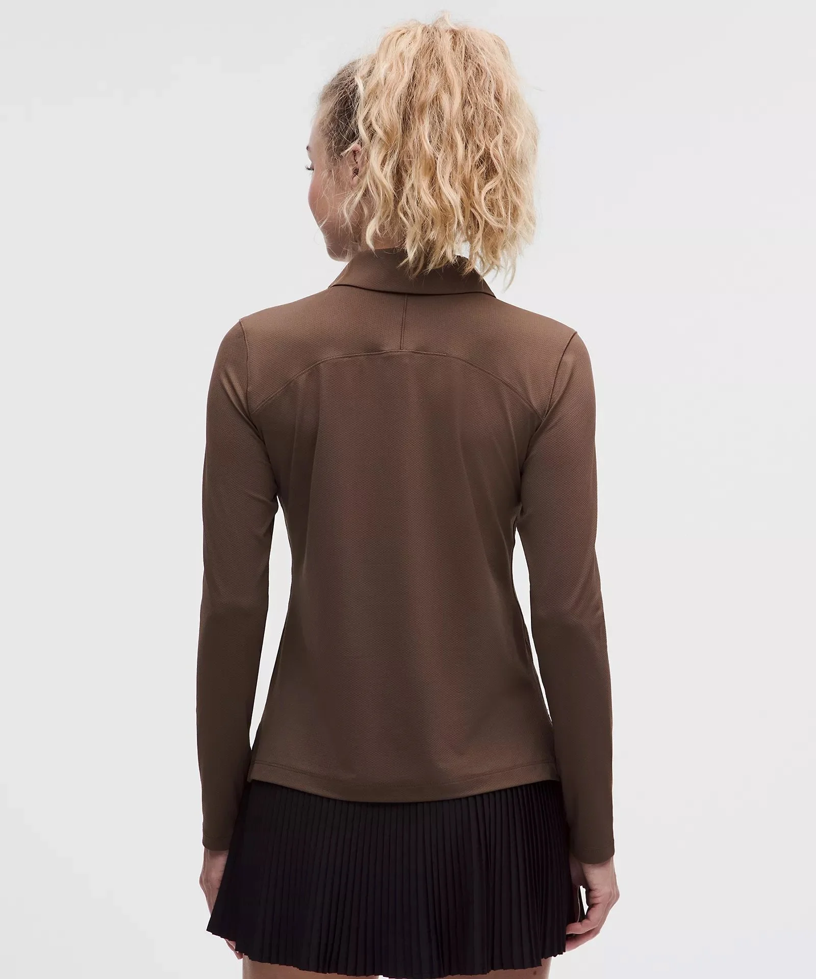 Quick-Dry Long-Sleeve Polo Shirt