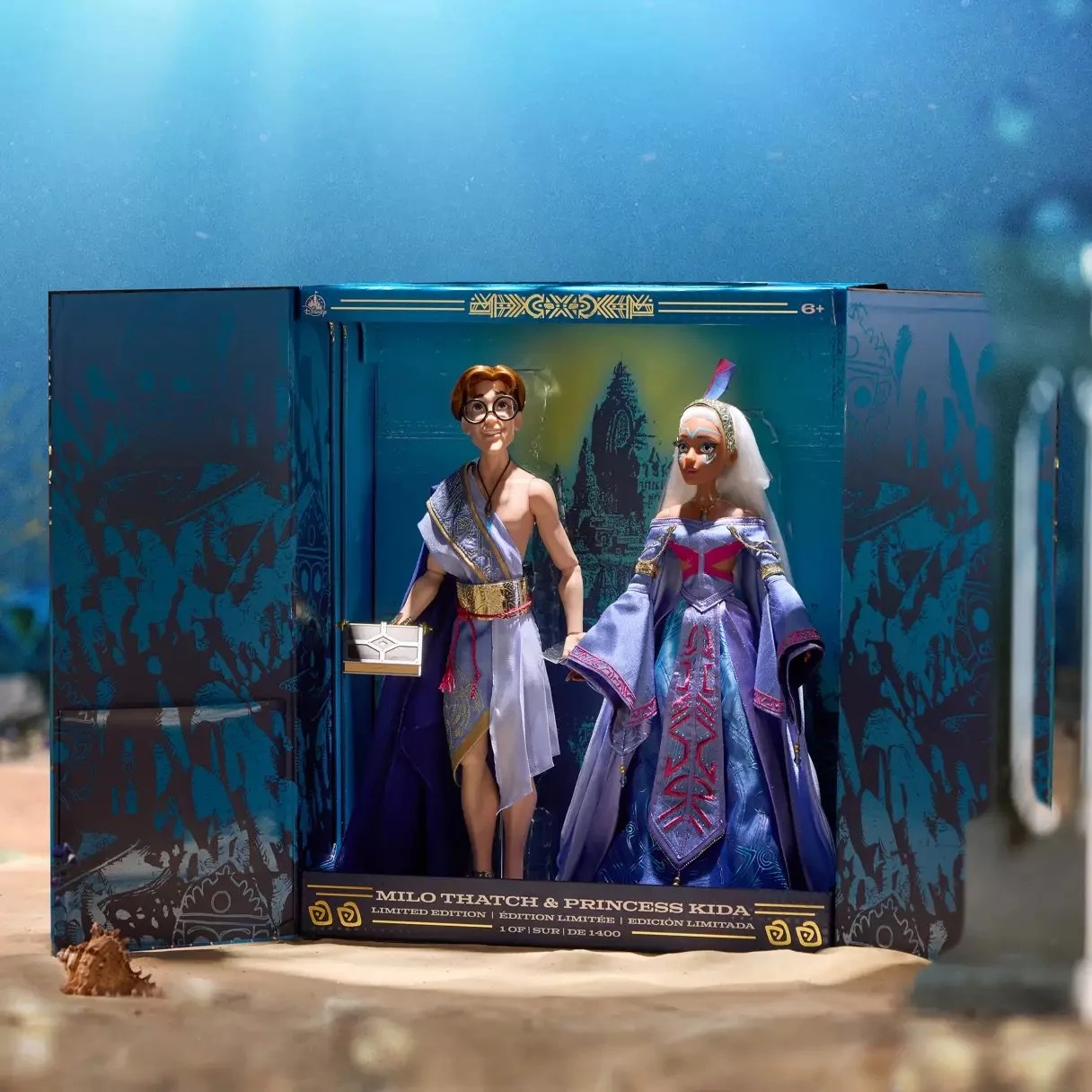 Milo Thatch &amp; Princess Kida Limited Edition Doll Set