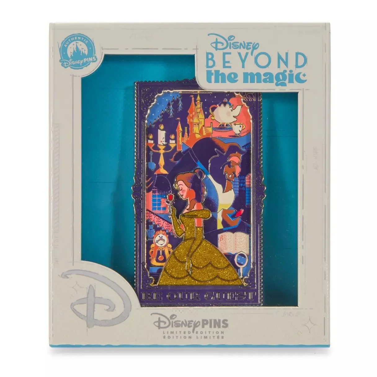 Beauty and the Beast 35th Anniversary Mini Jumbo Pin