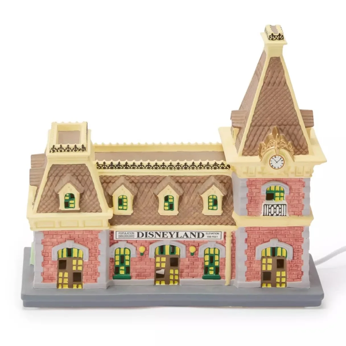 Disneyland Railroad Station Light Up Figure