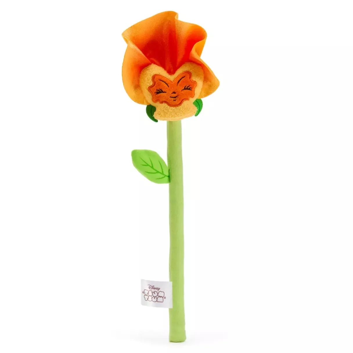 Orange Pansy Plush Flower