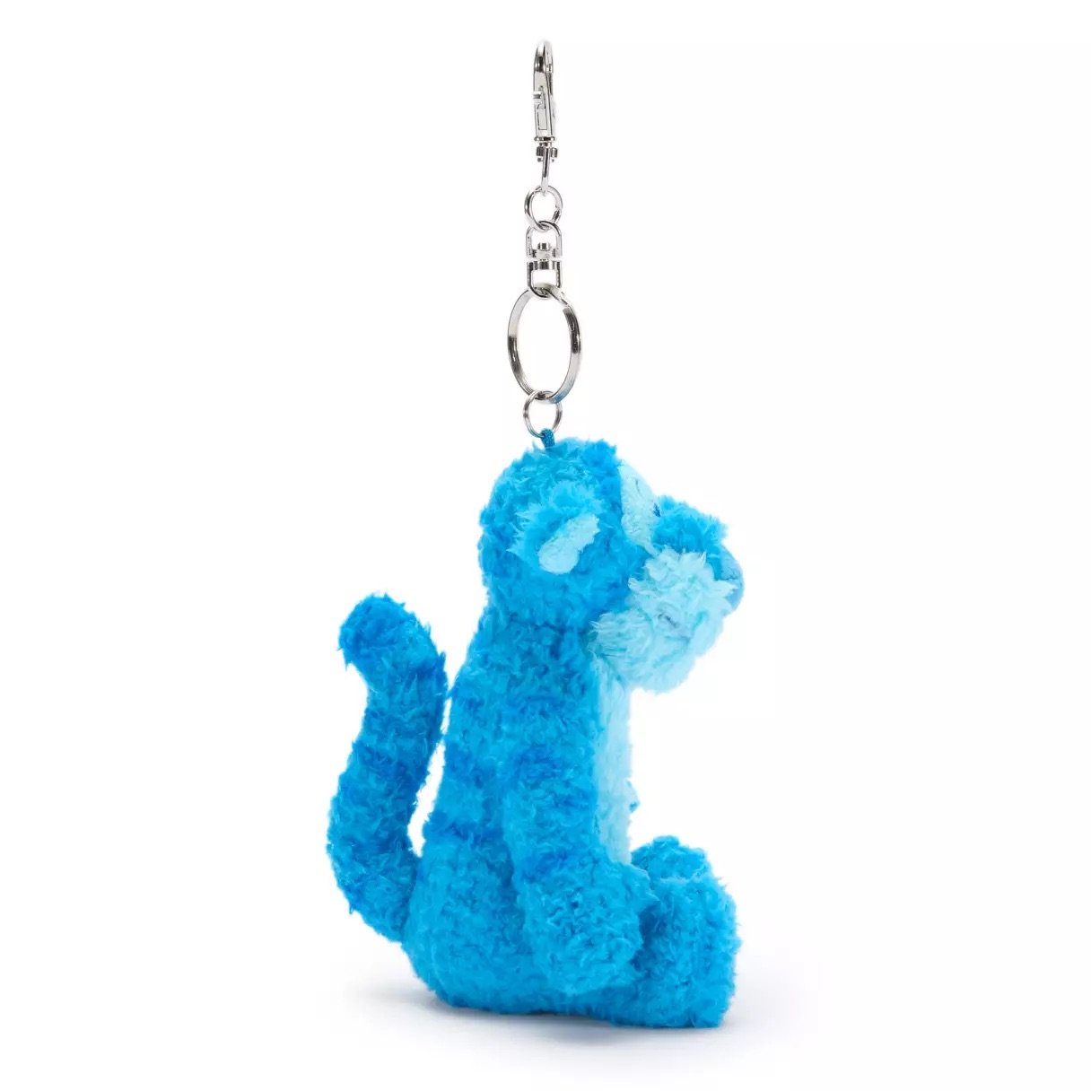 Tigger Blue Plush Keychain Bag Charm
