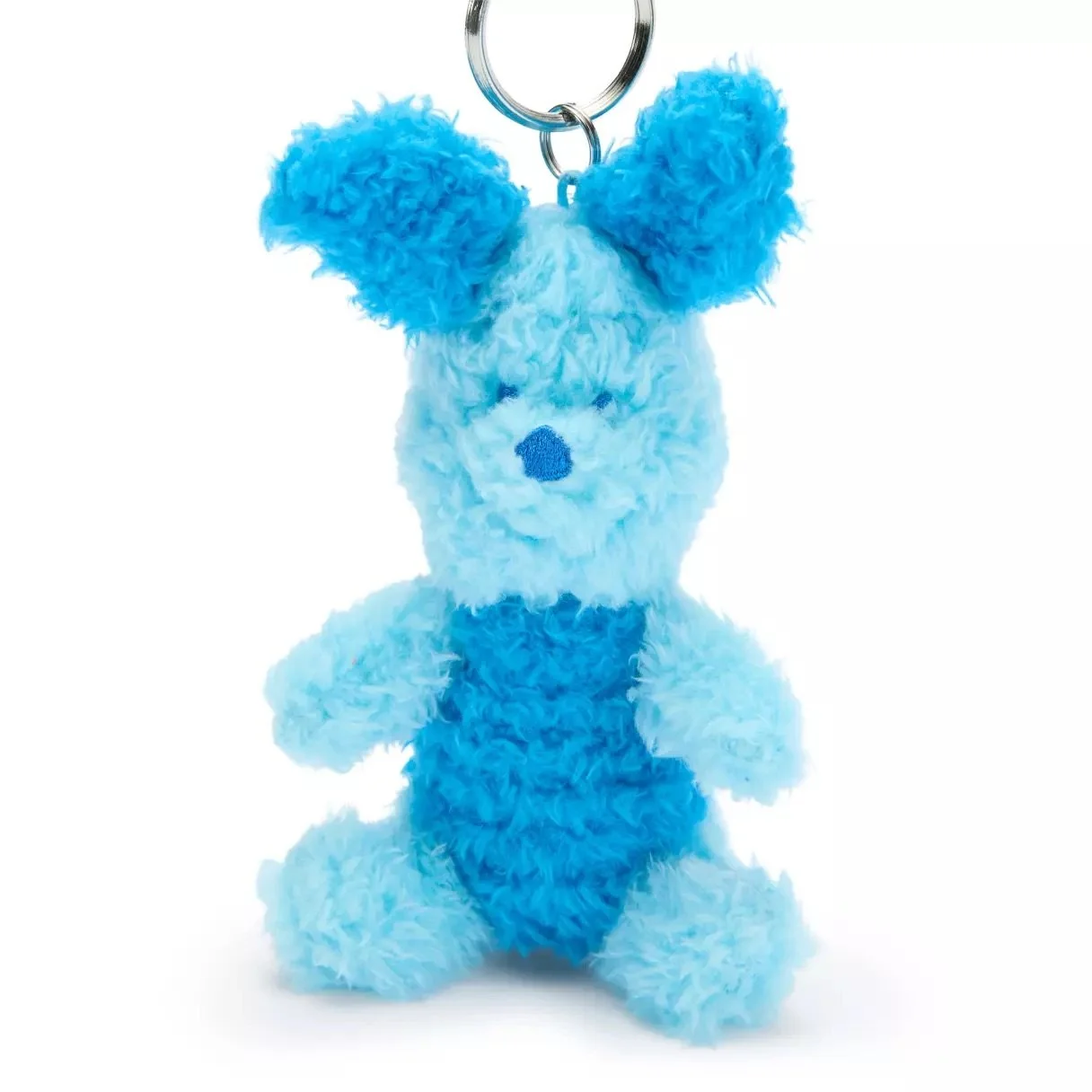 Piglet Blue Plush Keychain Bag Charm
