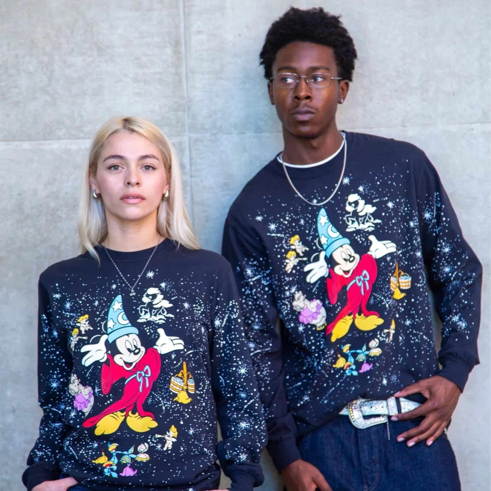 Sorcerer’s Apprentice Mickey Long Sleeve T-Shirt on Disney Store - Disney Bobby Kim Collection – D23 Merchandise 2026