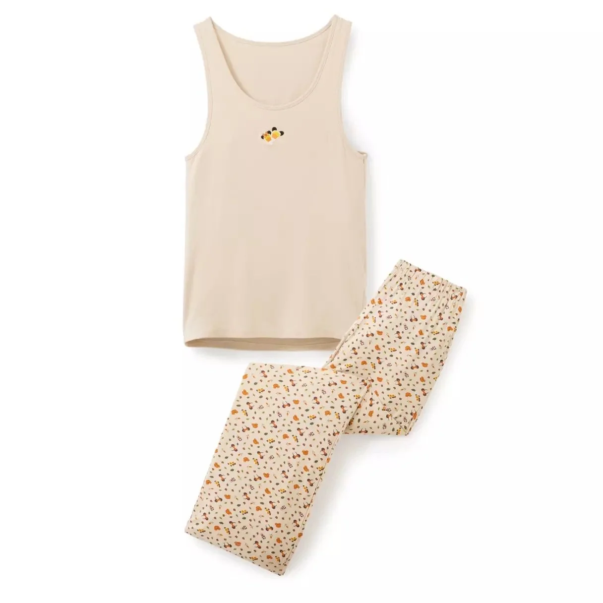 Mickey &amp; Minnie Fall Tank and Pants Sleep Set
