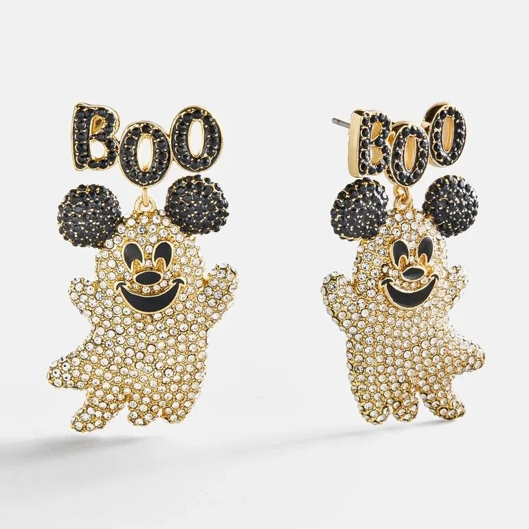 Mickey “BOO” Ghost Statement Earrings