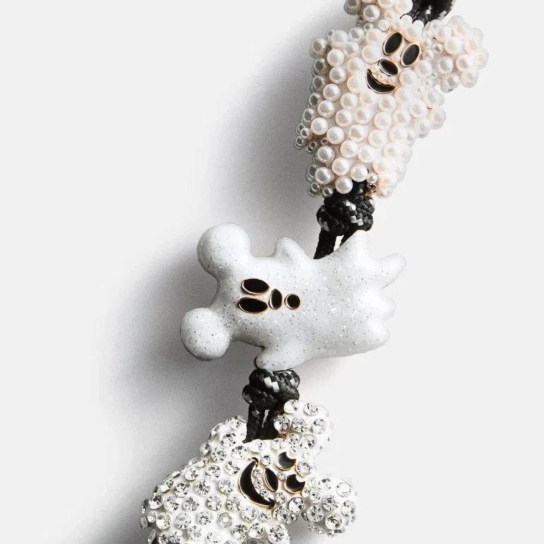 Mickey Mouse Ghost Trio Bag Charm