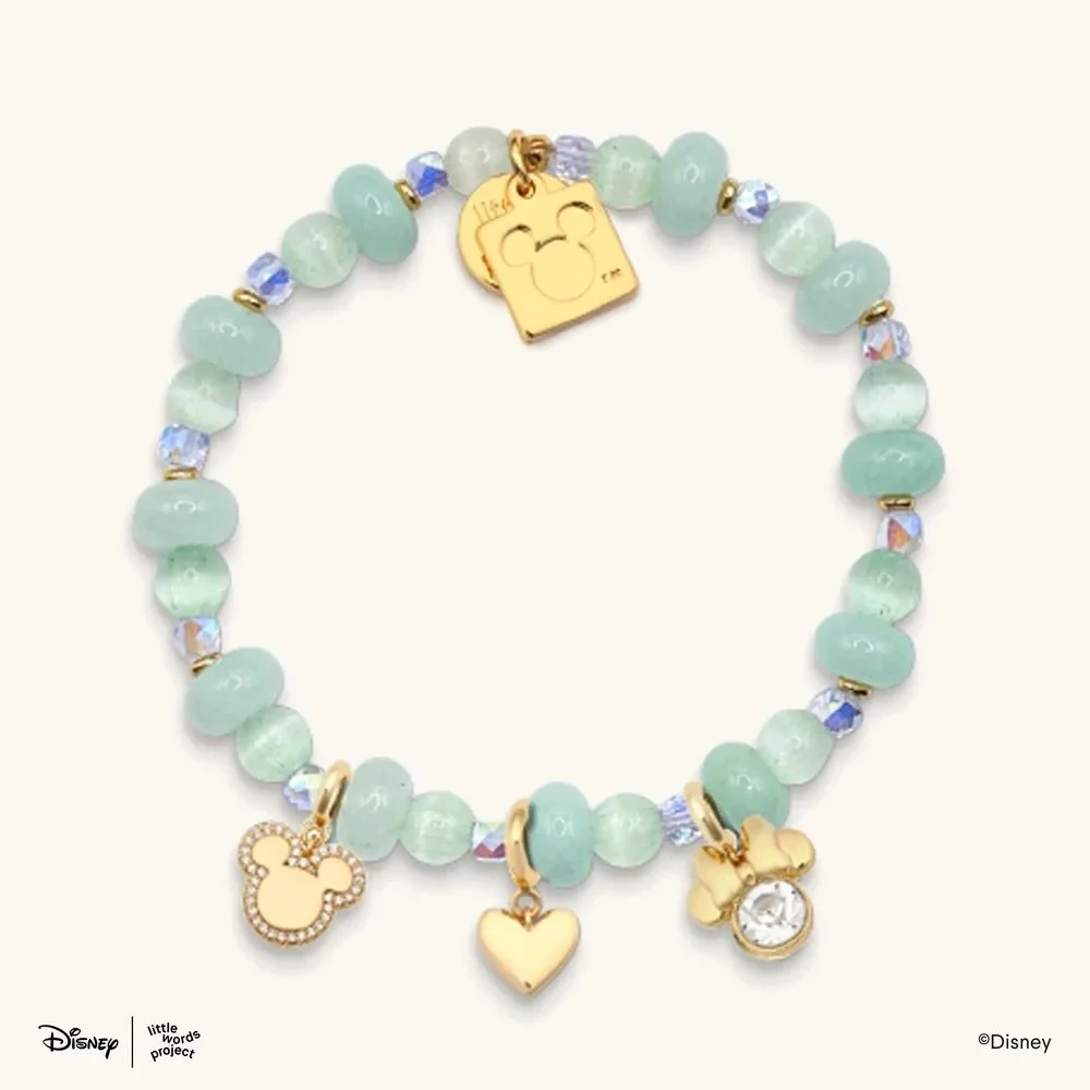 Mickey Mouse &amp; Minnie Mouse Charm Bracelet