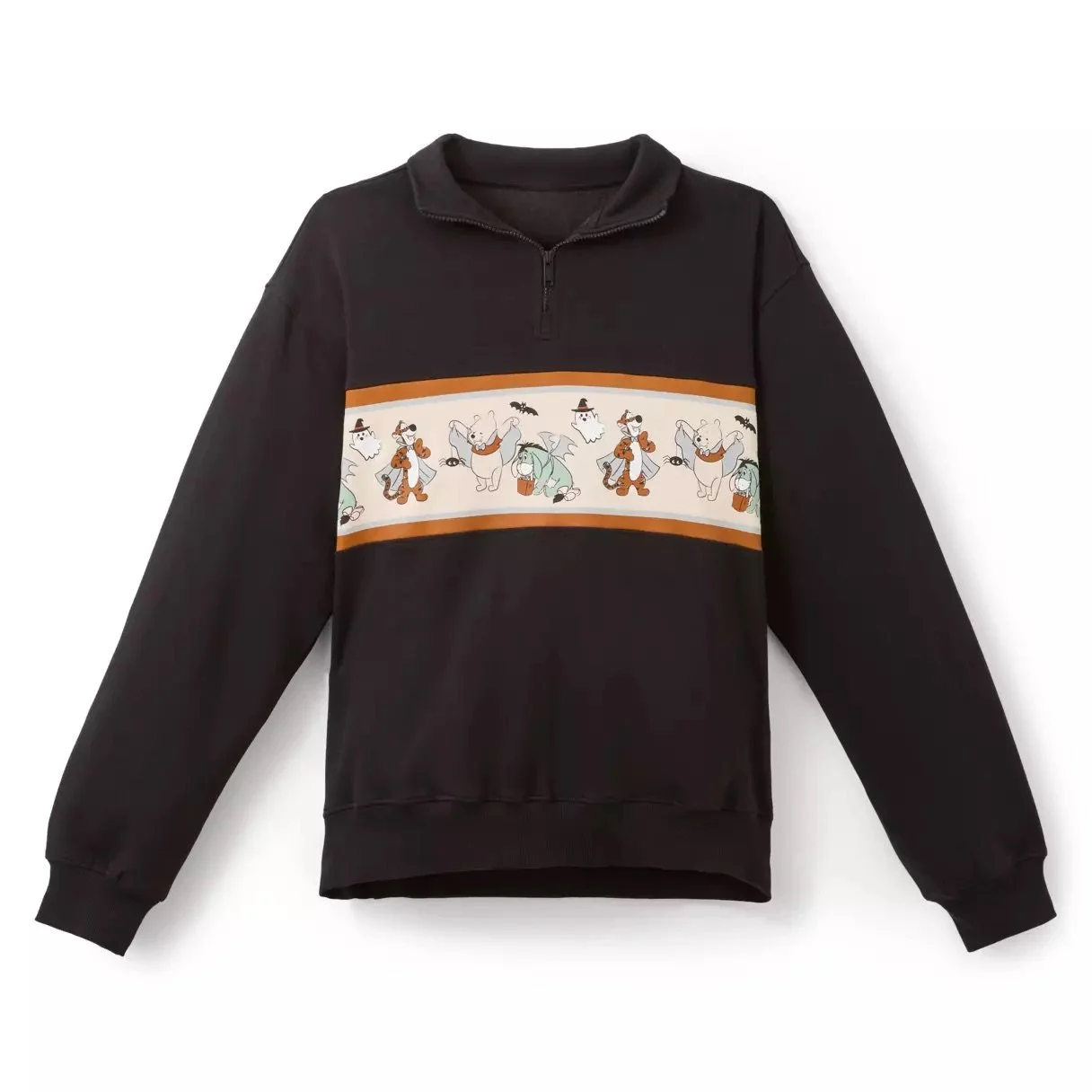 Pooh &amp; Pals Halloween 1/4 Zip Pullover Sweatshirt
