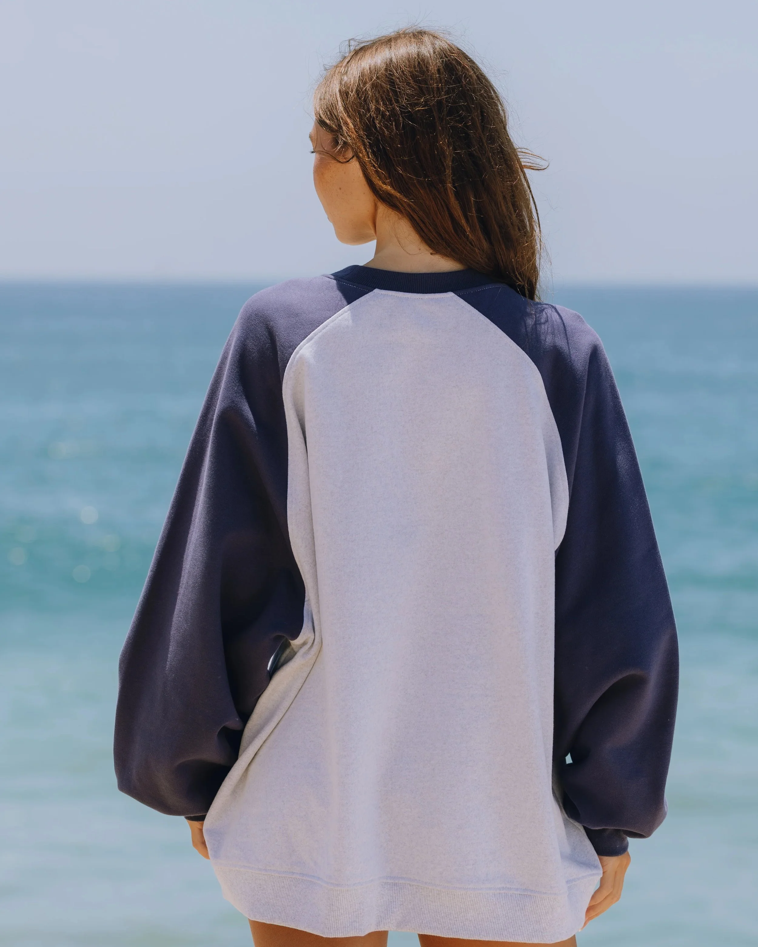 Fleece Raglan Americana Crew