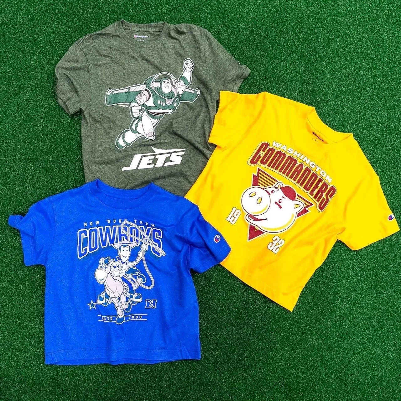 New Disney Champion NFL Collection on Disney Store, Fanatics, and NFL Shop
