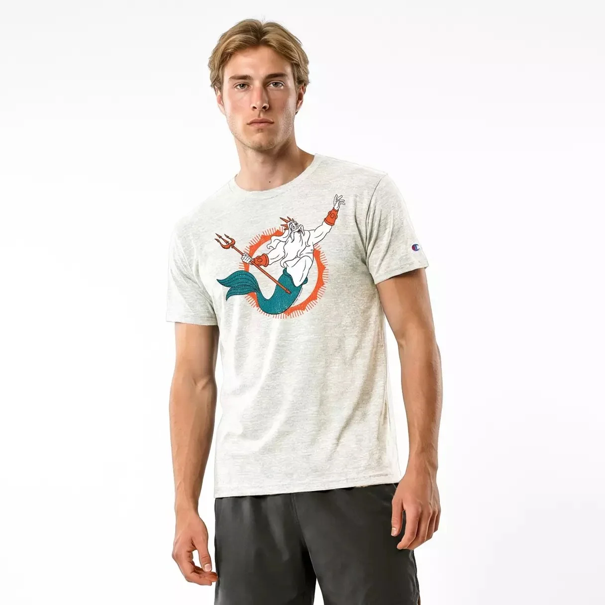 King Triton Miami Dolphins T-Shirt