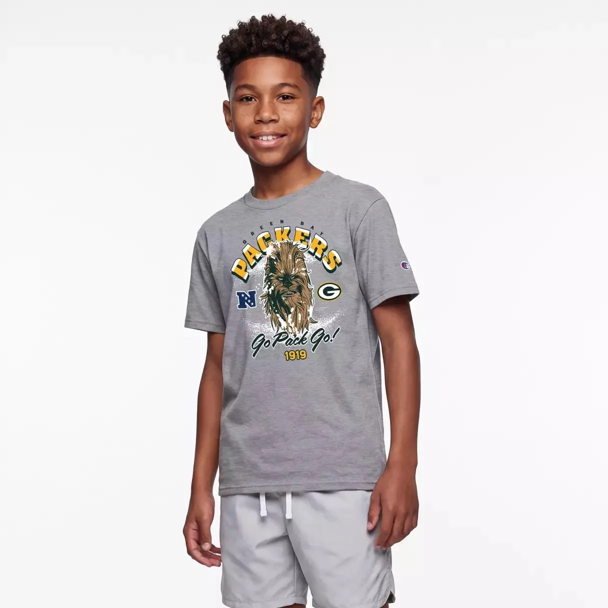 Kids Chewbacca Green Bay Packers T-Shirt