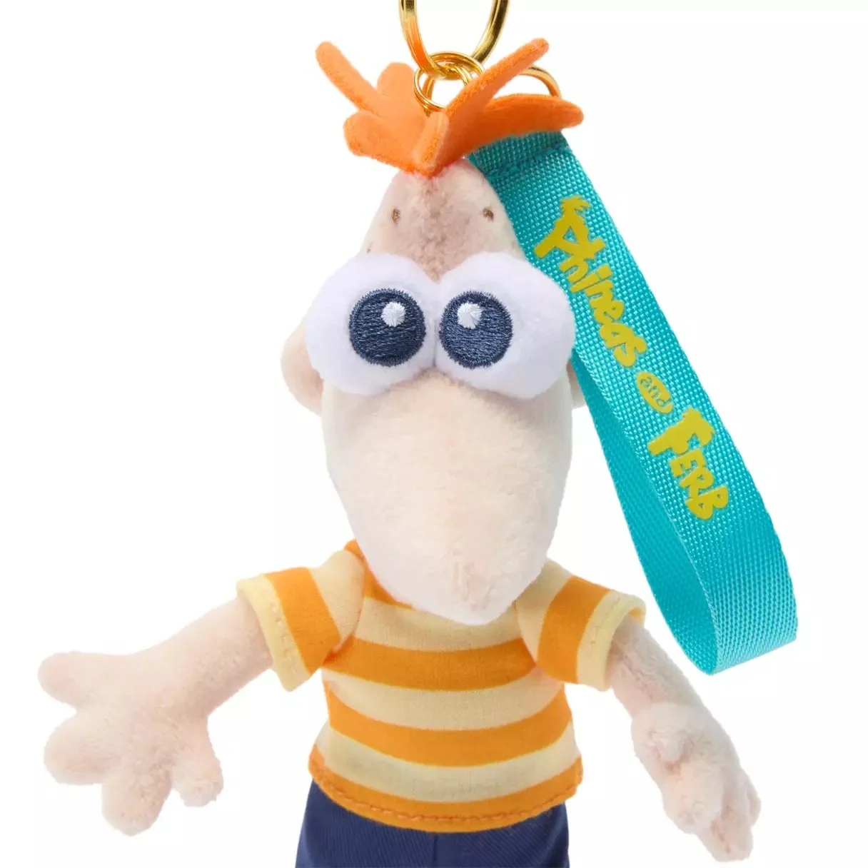 Phineas Flynn Plush Keychain Bag Charm