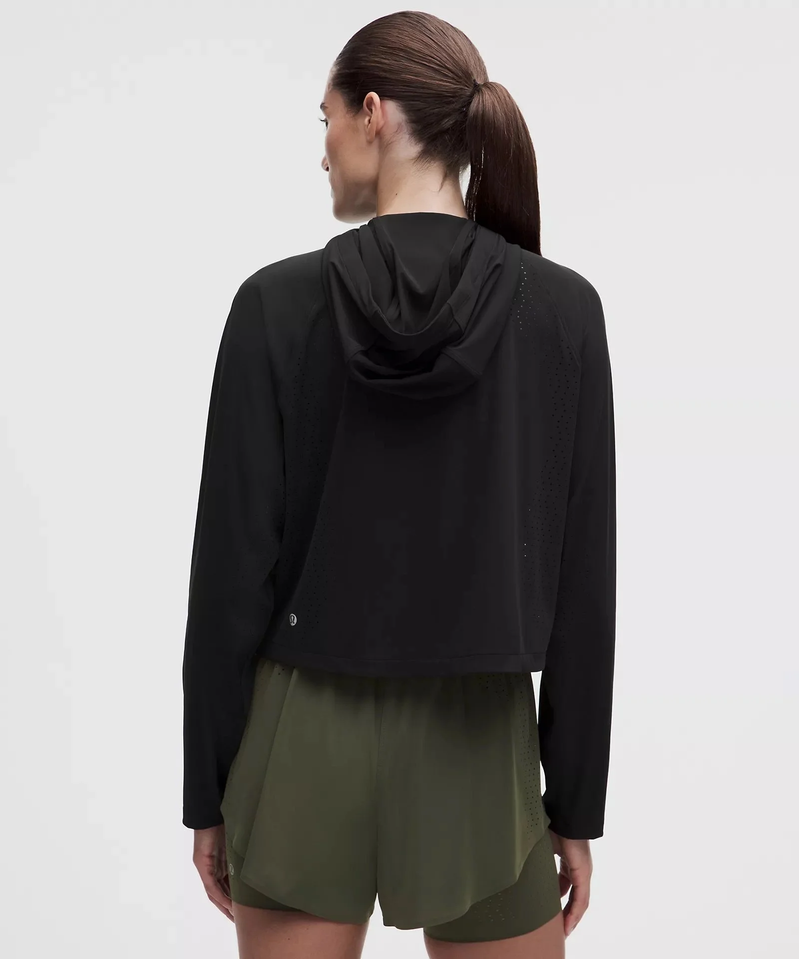 Sleek Perforated Running Jacket