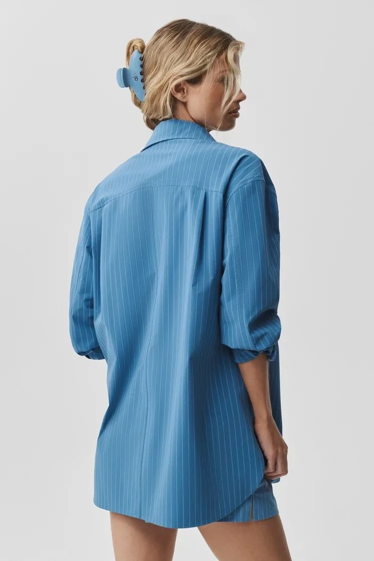 Pinstripe Daylight Button Down Long Sleeve