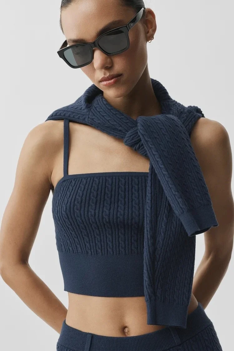 Mini Cable Sweater Tank