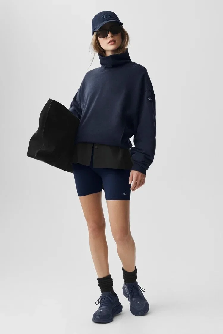 Hazy Mock Neck Pullover