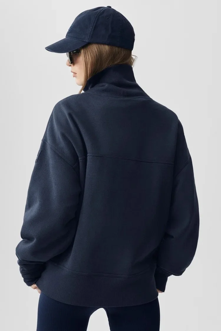 Hazy Mock Neck Pullover