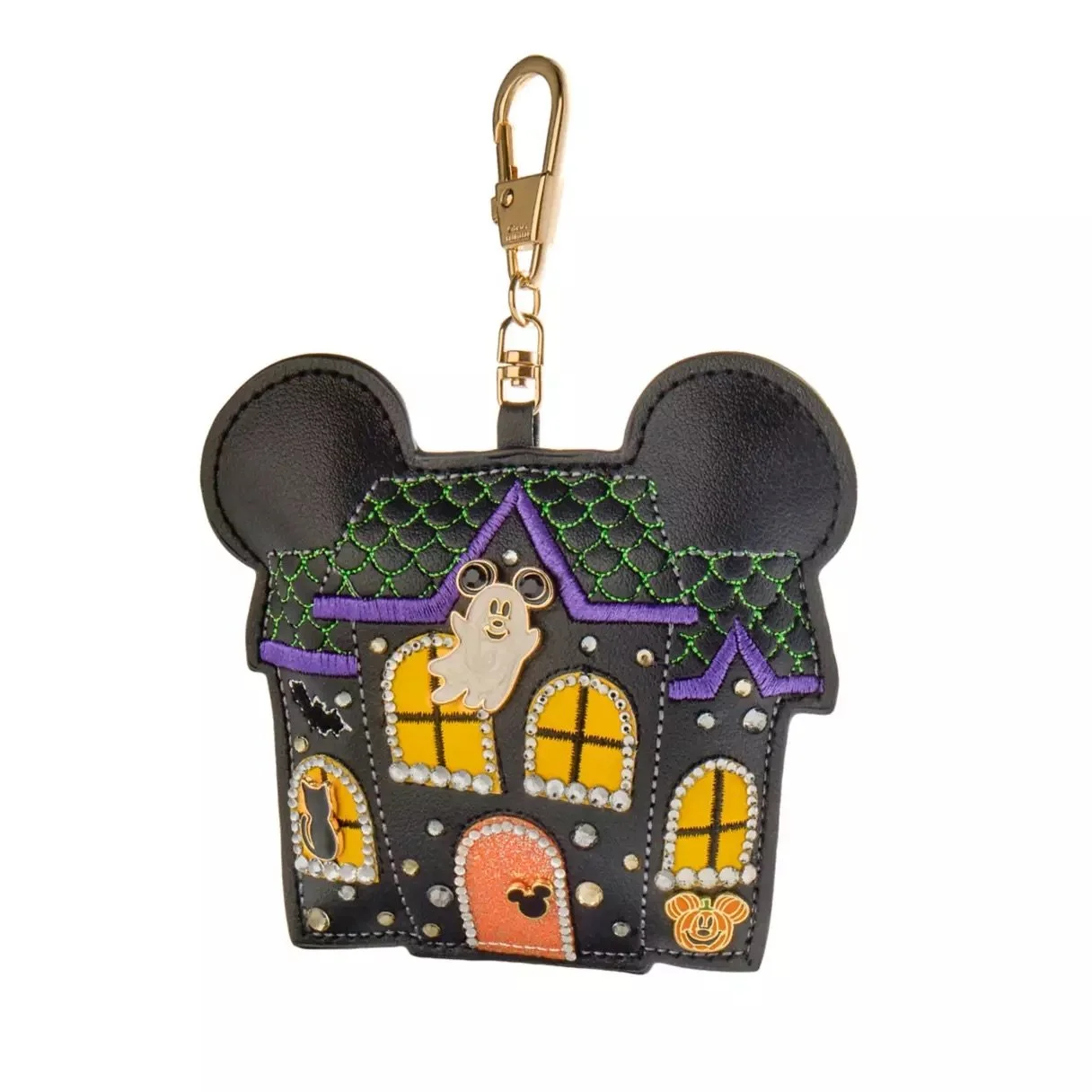 Mickey Mouse Ghost Haunted House Bag Charm